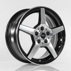 Диск R18 5x114,3 7,5J ET37 D66,6 Megami AF-07 BKF