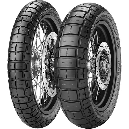 Мотошина передняя (front) 100/90 R19 Pirelli Scorpion Rally STR 57V TT