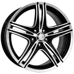 Диск R18 5x114,3 8J ET32 d71,6 K&K Омаxа алмаз черный (КС569)