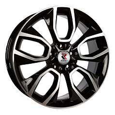 Диск R18 5x114,3 7,0J ET53 D54,1 RepliKey Coolray (R202 ) BK/FP