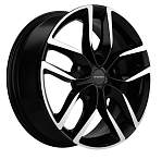 R17 5x114,3 6,5J ET45 D54,1 Khomen KHW1708 (Geely Coolray) Black-FP