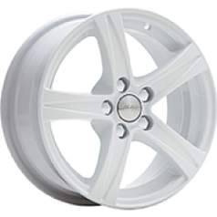 Диск R15 5x112 6,5J ET43 D57,1 Скад Sakura белый