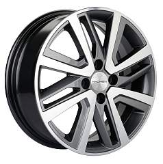 Диск R16 4x100 6J ET37 D60,1 Khomen KHW1609 (16_Stepway) Gray-FP