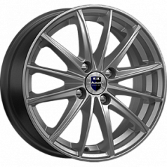 Диск R15 4x100 6J ET50 D60,1 Rapid Пойнт Бланк-ориг, (КС884) дарк платинум