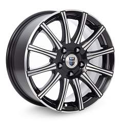 Диск R15 4x100 6J ET45 D67,1 K&К Сиеста (КС474) Алмаз черный
