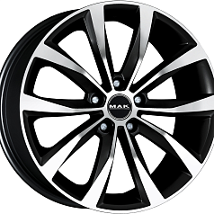 Диск R18 5x112 8J ET30 D57,1 MAK Wolf Black Mirror