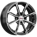 R15 4x100 6J ET38 D67,1 iFree Калибр (КС1117-02) Блэк Джек