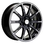 R17 4x100 6,5J ET43 D60,1 Khomen KHW1707 (Lada Vesta Cross) Black-FP