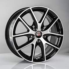 Диск R16 5x114,3 6,5J ET40 D66,1 Alcasta M59 BKF