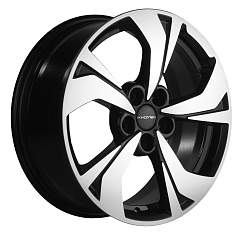 Диск R17 5x114,3 7J ET45 D67,1 Khomen KHW1724 (Changan CS75 FL) Black-FP