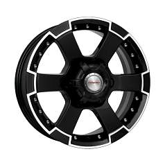Диск R16 6x139,7 7J ET30 D93,1 K&K М56 алмаз черный (КС593)