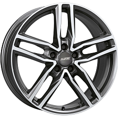 Диск R16 5x114,3 6,5J ET50 D70,1 Alutec Ikenu Graphite Front Polished MP