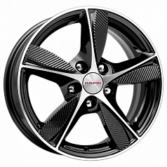 Диск R16 5x108 6,5J ET43 67,1 K&K Кинезис (КС679) алмаз черный 