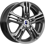 R15 5x100 6J ET38 D57,1 Rapid Trinity-ориг (КС615) Дарк платинум
