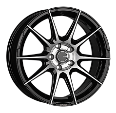 Диск R17 5x108 7,5J ET45 D63,3 Enkei SC46 BKF