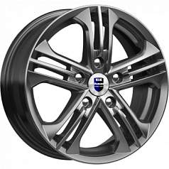 Диск R16 5x114,3 6,5J ET45 D67,1 K&K КС666 Trinity дарк платинум