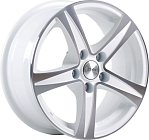 R15 5x114,3 6,5J ET43 D67,1 Скад Sakura алмаз-белый