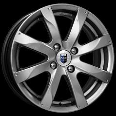 Диск R15 4x108 6J ET38 67,1 K&K Джемини (КС617) дарк платинум 