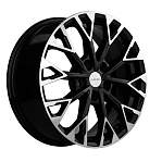 R17 5x114,3 7J ET46 D67,1 Khomen KHW1718 (ASX) Black-FP