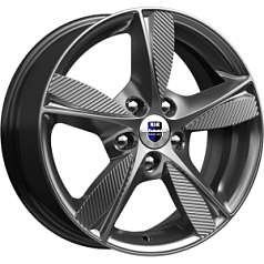 Диск R16 5x108 6,5J ET43 D67,1 K&K Кинезис (КС679) Дарк платинум