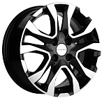 R15 4x100 6J ET40 D60,1 Khomen KHW1503 (Lada X-Ray) Black-FP