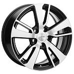 R17 5x114,3 7J ET37 D66,5 Khomen KHW1704 (ZV 17_Haval Jolion) Black-FP