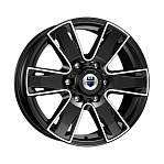 R17 6x139,7 7J ET38 D100,1 Rapid Севенна-оригинал (КC726) алмаз черный