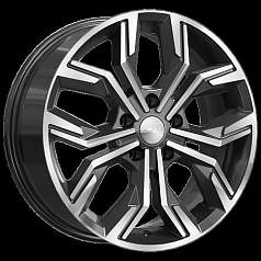Диск R17 4x100 7J ET45 D54,1 Скад Амиата алмаз