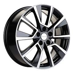 Диск R18 5x114,3 7J ET35 D66,1 Khomen KHW1802 ( 18_ZV Koleos) Black-FP