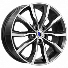 Диск R18 5x110 7,5J ET45 67,1 K&K Портер (КС906) алмаз черный 