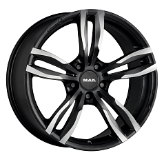 шина - euro-diski.ru Шины R19 5x120 8J ET37 D72,6 MAK Luft Ice Black