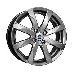 Диск R15 4x114,3 6J ET40 D66,1 Rapid Джемини-оригинал (КС617) Дарк платинум