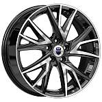 R18 5x114,3 6,5J ET37 D66,6 K&K Кайлас (КС1054) алмаз чёрный