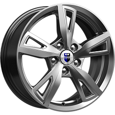 Диск R16 5x114,3 6,5J ET50 D66,1 Rapid Фишт-оригинал (КС690) Дарк платинум