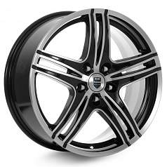 Диск R18 5x120 8J ET30 D72,6 К&К Омаxа оригинал (КС569) Алмаз черный