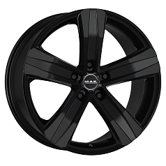 Диск R17 5x112 7J ET55 D66,6 MAK Stone 5 Gloss Black