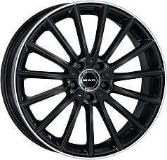 Диск R18 5x112 8J ET39 D66,45 MAK DaVinci Black Mirror