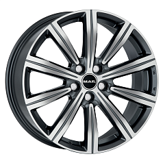 шина - euro-diski.ru Шины R19 5x120 8,5J ET49 D72,6 MAK Birmingham Gunmetal Mirror Face