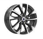R17 5x114,3 7J ET50 D66,1 К&К Роквуд (КС900-21) алмаз черный