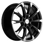 R18 5x108 7,5J ET47 D60,1 Khomen KHW1808 ( 18_ZV Tigo 8) Black-FP