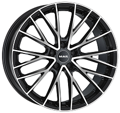 Диск R20 5x108 8,5J ET45 D63,4 MAK Speciale Black Mirror