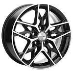 R17 5x114,3 7J ET49 D67,1 Khomen KHW1709 (ZV 17_Hyundai Elantra) Black-FP