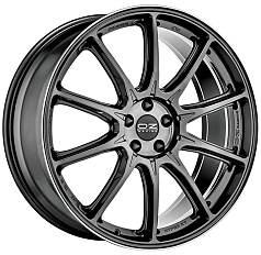 Диск R20 5x112 9J ET52 D66,56 OZ Hyper XT HLT Star Graphite Diamond Lip