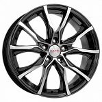 R17 5x114,3 7,5J ET45 D66,1 K&K Твист (КС697) Алмаз черный