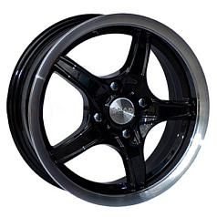 Диск R14 4x100 5,5J ET38 D67,1 Скад Стинг антрацит-алмаз