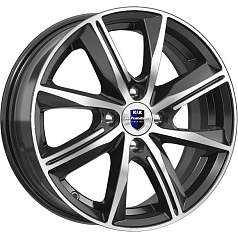 Диск R17 5x108 7J ET50 D63,35 К&К Арнар (КС896-16) алмаз черный