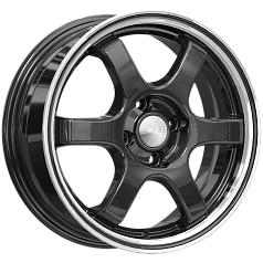 Диск R15 5x100 6J ET38 D57,1 Скад Киото антрацит-алмаз