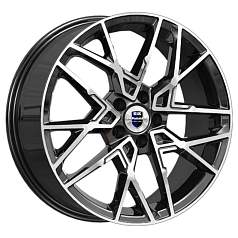 Диск R18 5x114,3 7J ET37 D66,6 K&K Вудроф (КС1044) алмаз чёрный