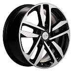 R16 5x115 6,5J ET41 D70,2 Khomen KHW1612 (ZV_16 Astra) Black-FP