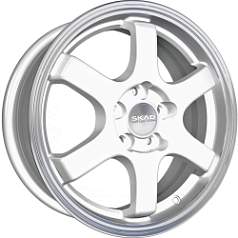 Диск R15 4x100 6J ET38 D67,1 Скад Киото белый
